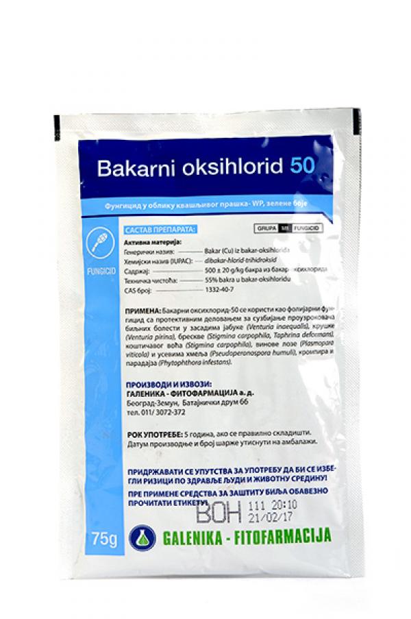 FUNGICID BAKARNI OKSIHLORID 75GR